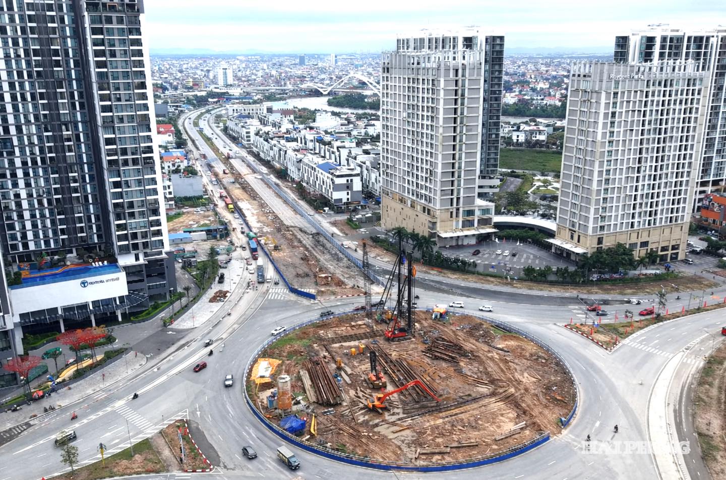 Tiến độ thi công nút giao Bùi Viện và Võ Nguyên Giáp